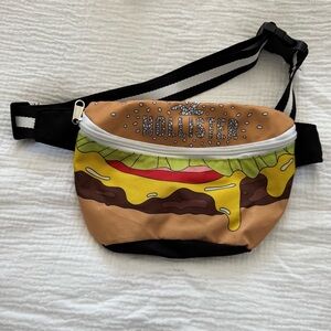 Hollister Cheeseburger Graphic Waist Bag